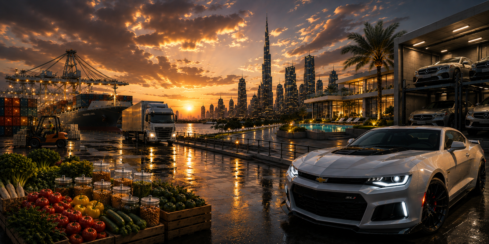 Sawa United business ecosystem across food, automotive, real estate and petroleum